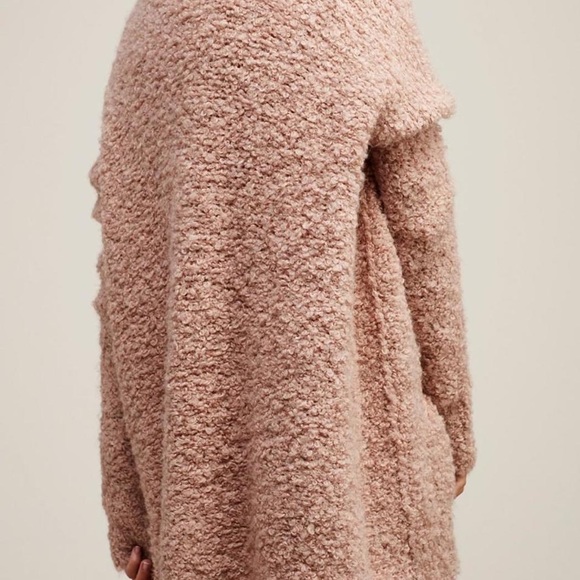 Free People blush/mauve/pink boucle sweater - Picture 3 of 7
